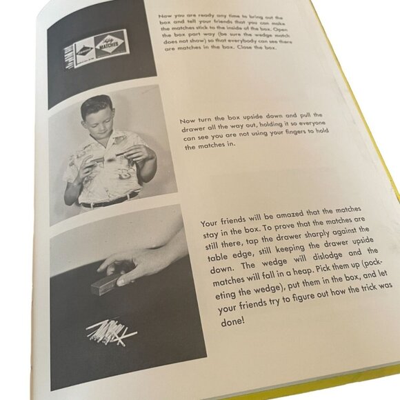 The Big Book of Tricks and Magic by James R. Blackman 1962 Hardcover Kids - Picture 8 of 10